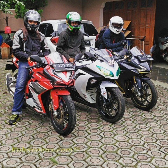 ninja Vs CBR Vs R25 februari