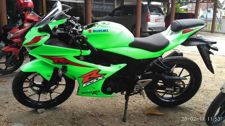 Modifikasi Minimalis, GSX-R150 Ini Beraura Ninja | atasaspal