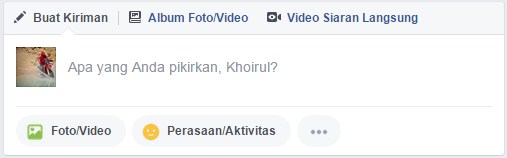 membuat status facebook dengan background