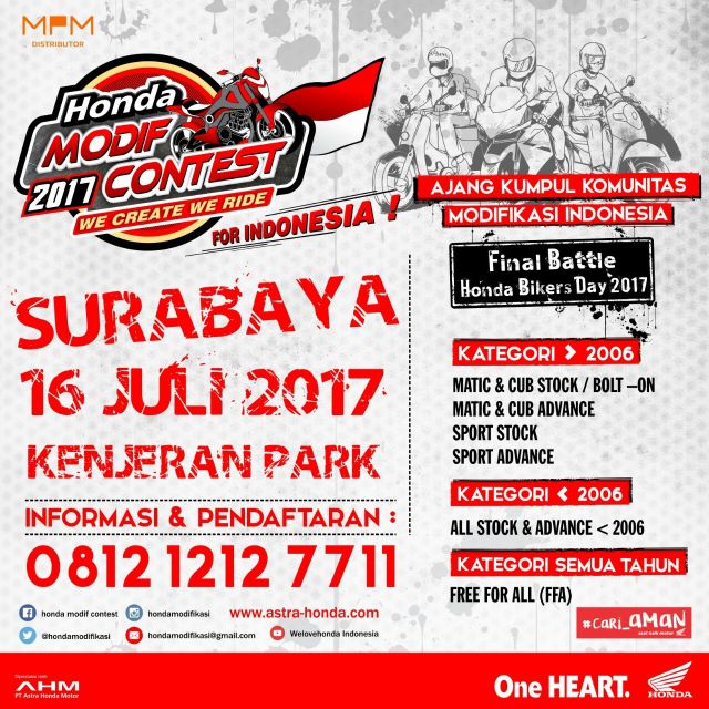 Honda Modif Contes Surabaya