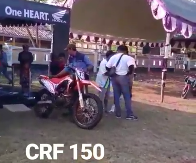 CRF 150 dipamerkan di jawa tengah