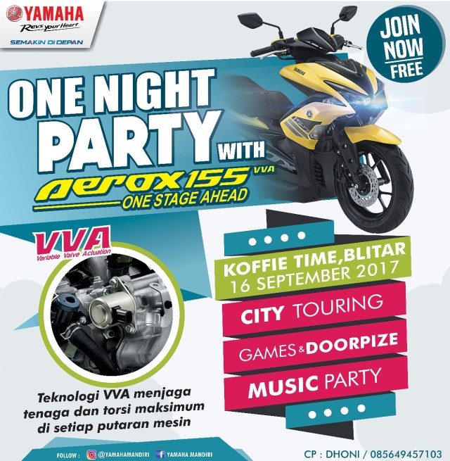event yamaha Aerox 155 VVA
