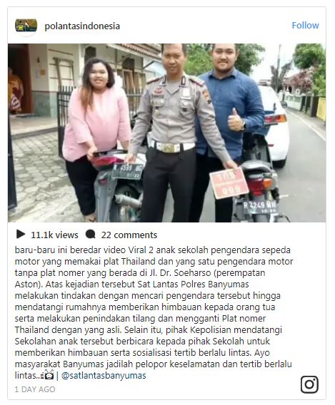 7 Plat nomer variasi yang kena razia