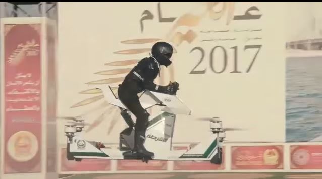 motor terbang polisi dubai