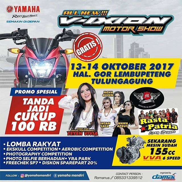Vixion Motor Show Tulungagung