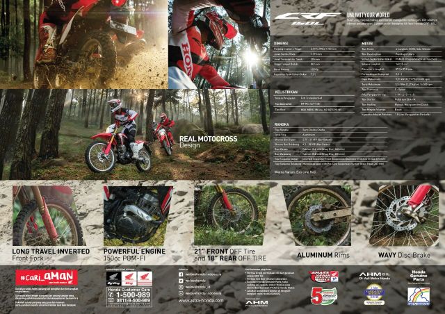 harga CRF150L jatim
