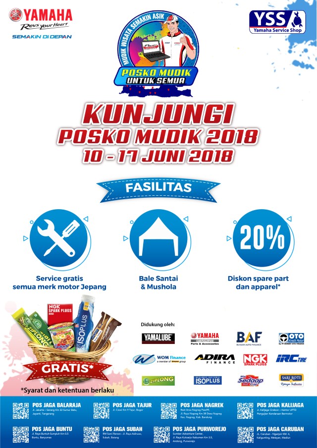 Posko Mudik Yamaha 2018