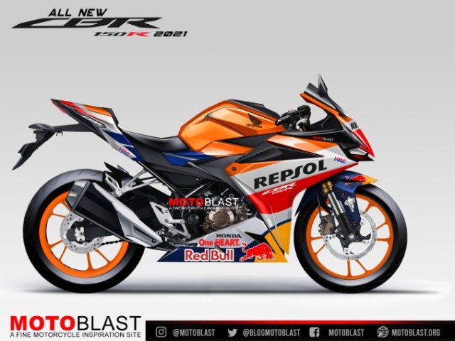 Ilustrasi CBR150R terbaru